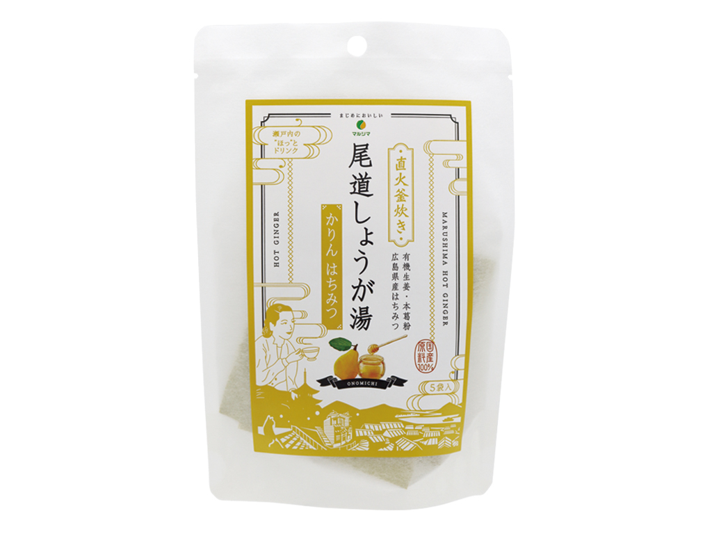 尾道しょうが湯　かりんはちみつ&nbsp;60g(12g×5)