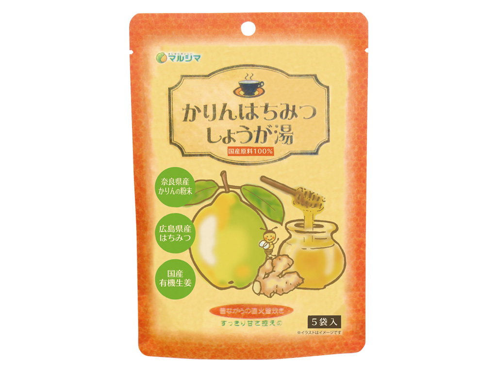 かりんはちみつしょうが湯（袋入）&nbsp;60g(12g×5)