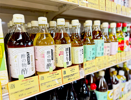 お酢売場